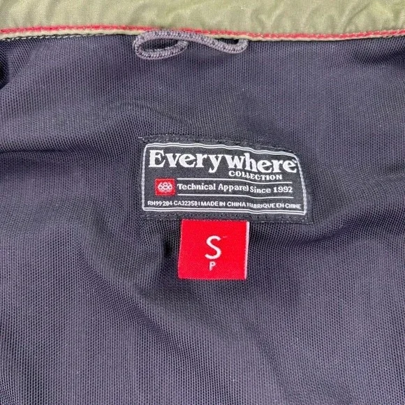 686 Everywhere Collection Snap Up Shirt Men Small Green Lightweight Long Sleeve - Picture 14 of 16